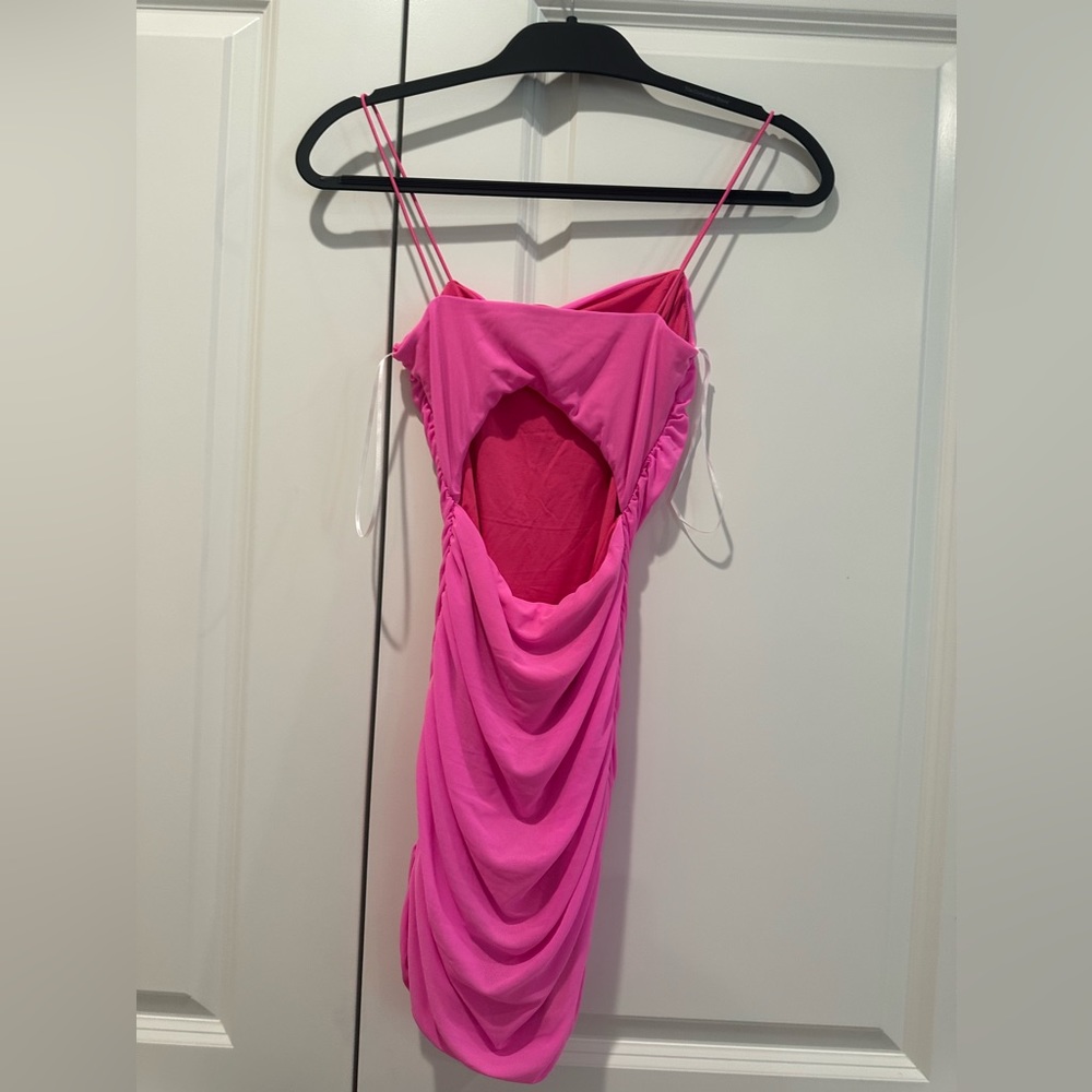 Princess Polly Holloway Wishes Mini Dress Pink | US 2 | NWT - Picture 15 of 15